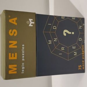 Mensa logic puzzle cards